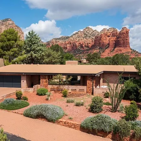 Jacuzzi, Walk To Trails, Stunning Views, Mid-Century Modern,Pool Villa Sedona Exterior photo